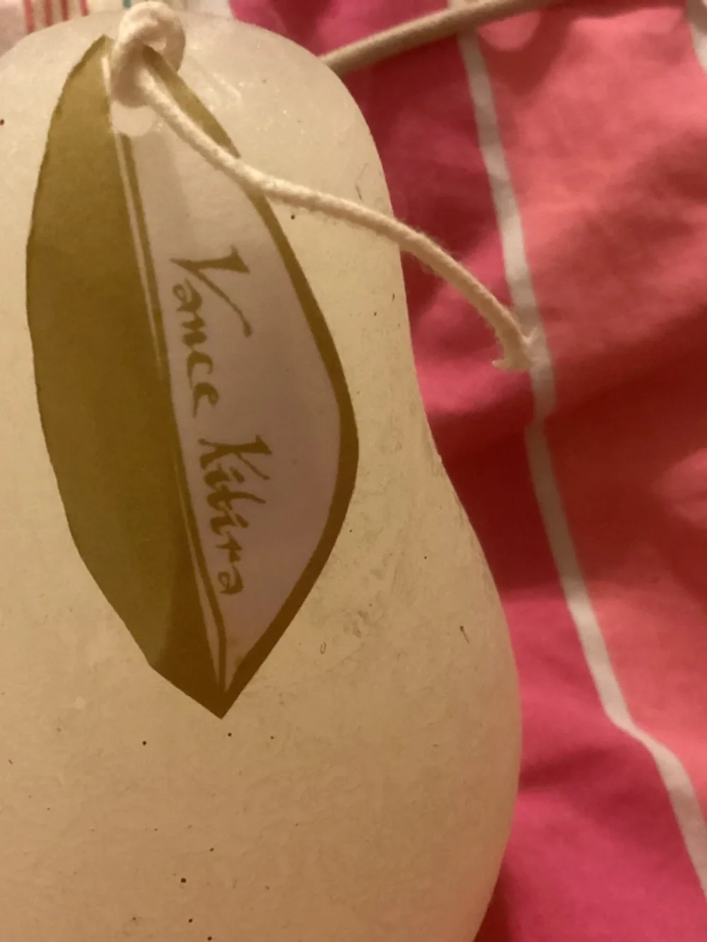 nwt SET OF 4 BEAUTIFUL VANCE KITIRA CREAM COLORED PEAR SHAPED CANDLES